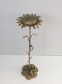 Decorative Bronze element Representing a Sunflower