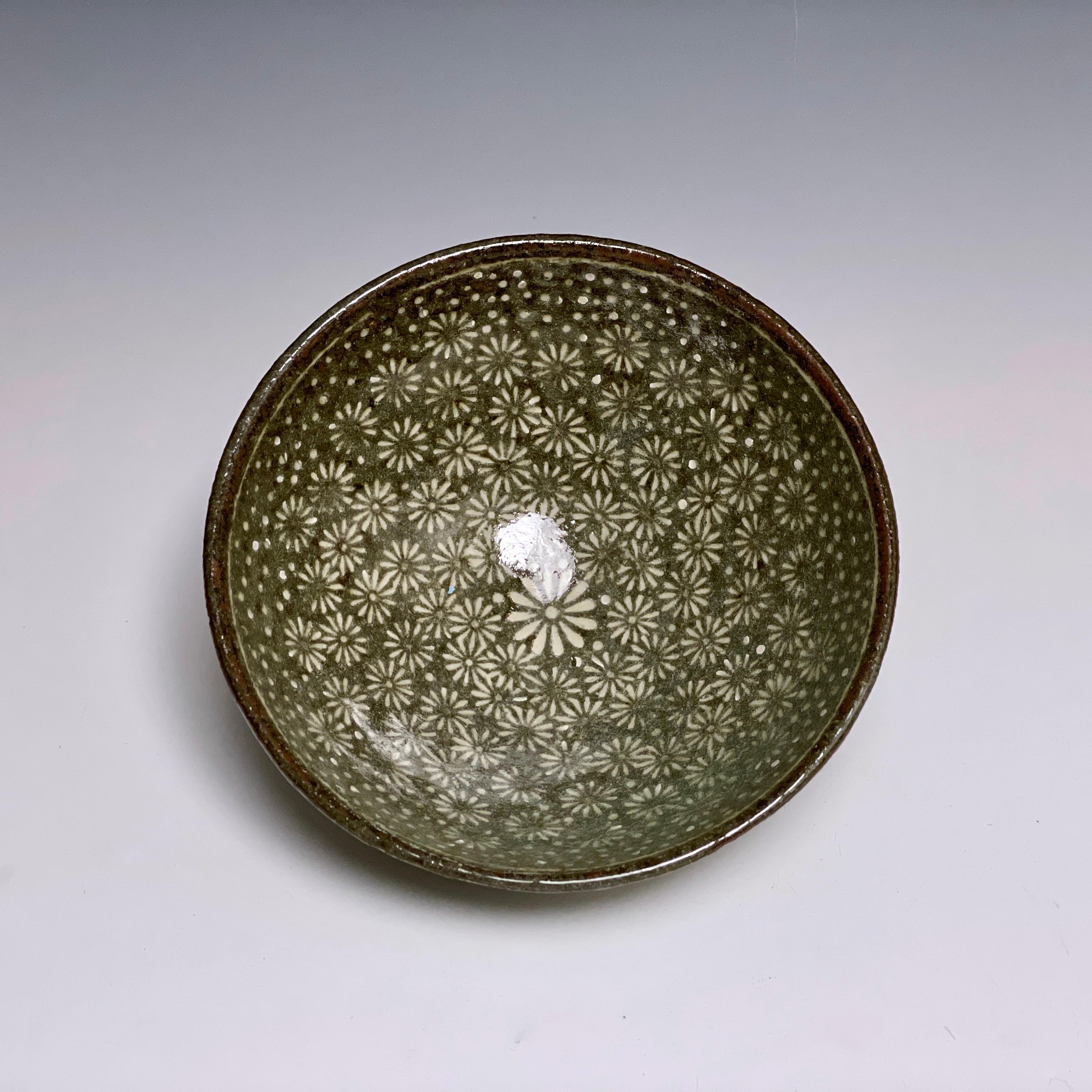 Modern Decorative Buncheong Bowl by Jason Fox For Sale