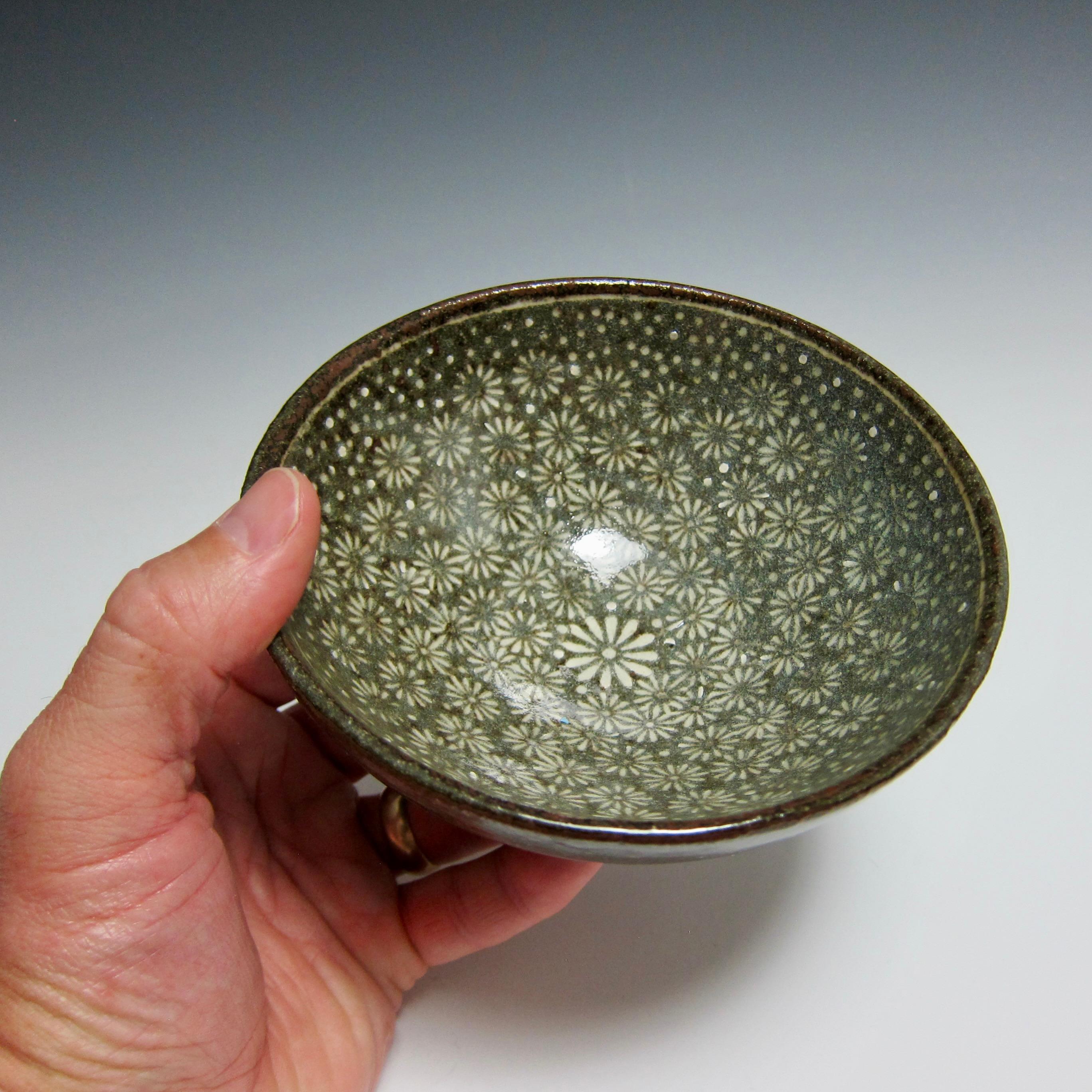Decorative Buncheong Bowl by Jason Fox In New Condition For Sale In Burbank, CA