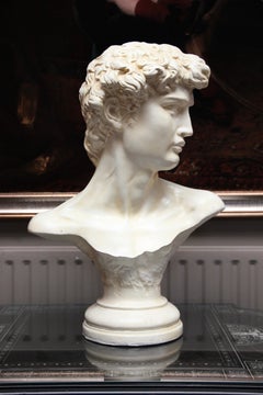 Decorative Bust of David, after Michelangelo. Probably French or Italian, c.1960
