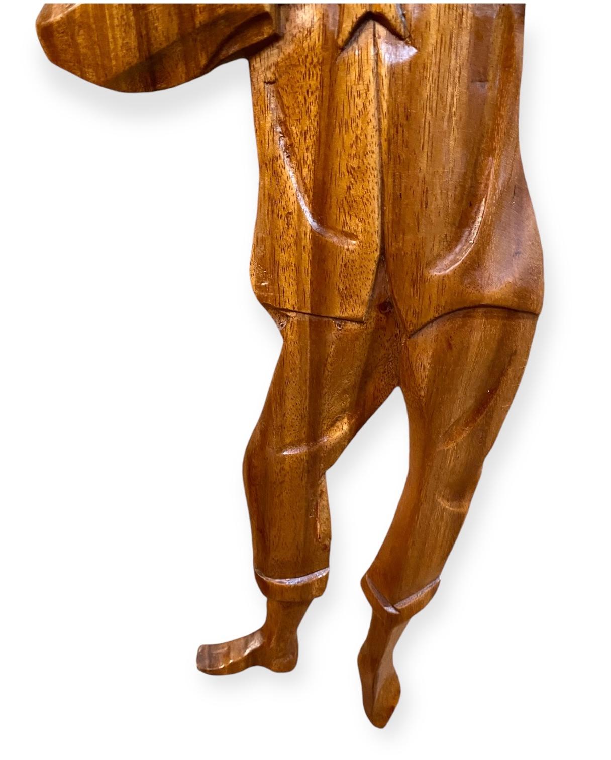 Set de 2 cuadros decorativos en relieve de madera de teca tallada de mediados del siglo XX, años 50 en venta 2