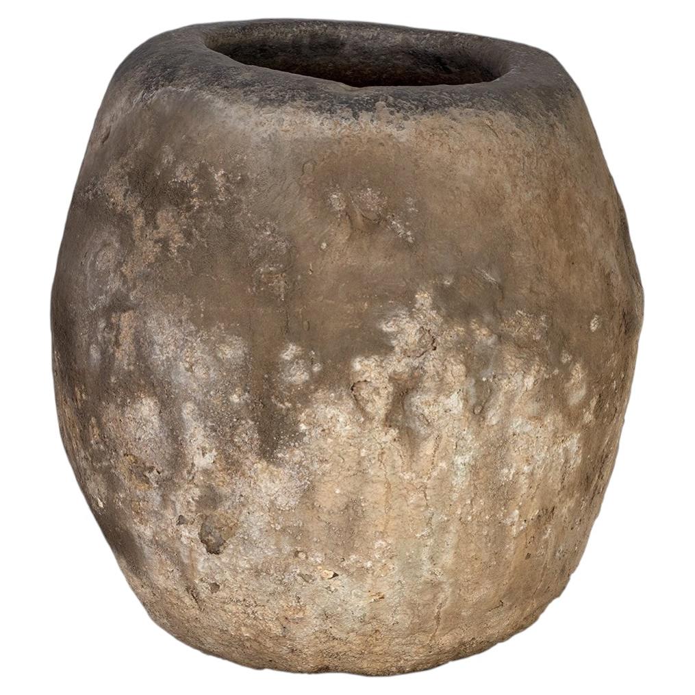 Decorative Cast Cement Planter For Sale