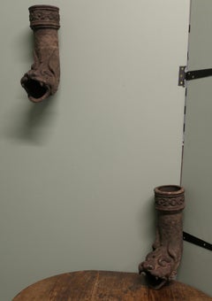 Decorative Cast Iron Dragon Drainpipe Spouts 2 Very Unusual Drainpipe spouts