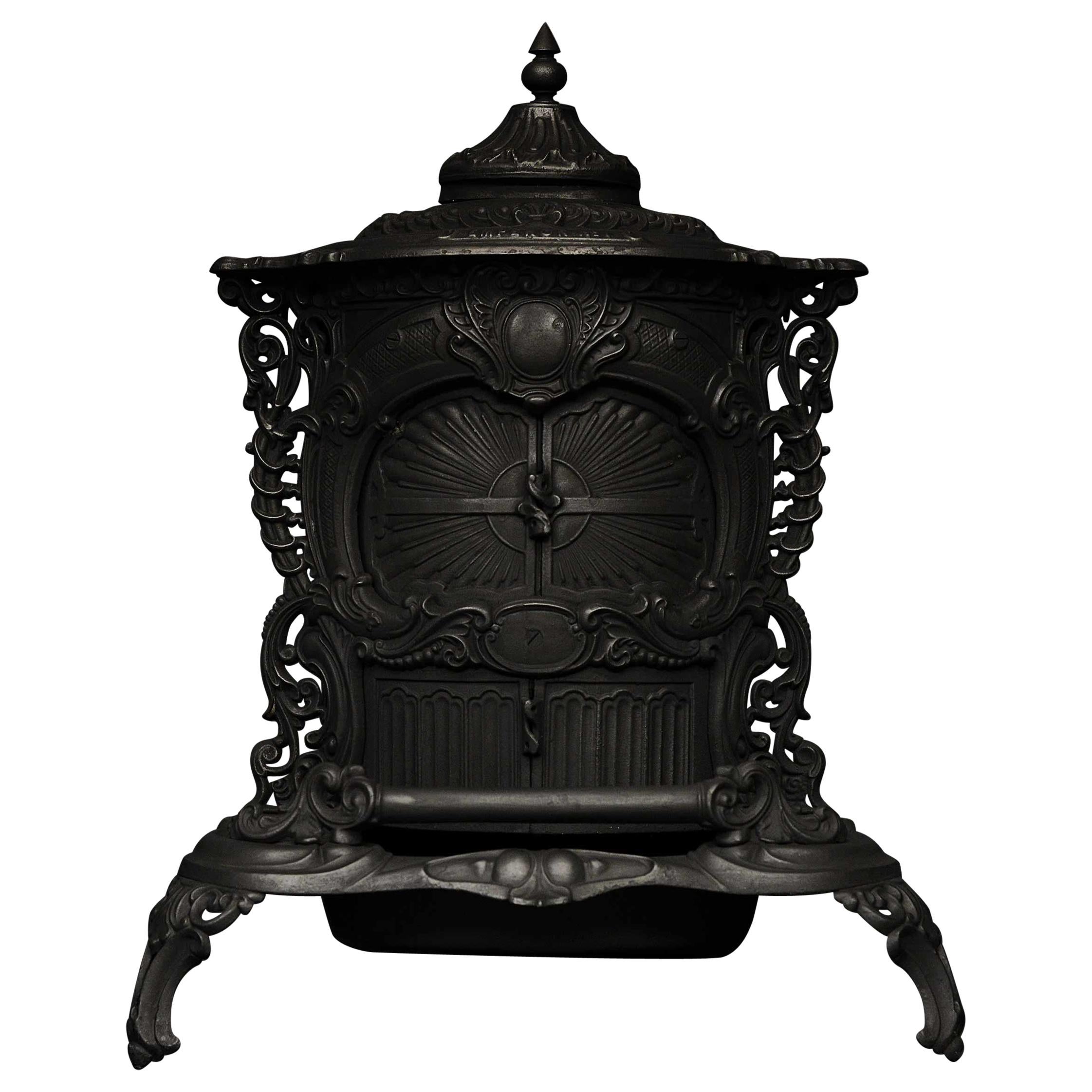 Decorative Cast Iron Stove For Sale