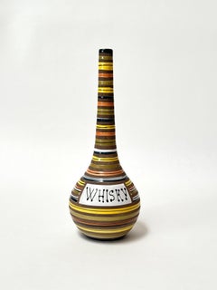 Decorative Ceramic Bottle, Raymor, Italy c. 1950