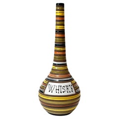 Decorative Ceramic Bottle, Raymor, Italy c. 1950