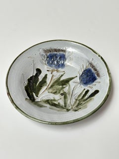 Cuenco de cerámica decorativa, Albert Thiry, Vallauris c. 1960