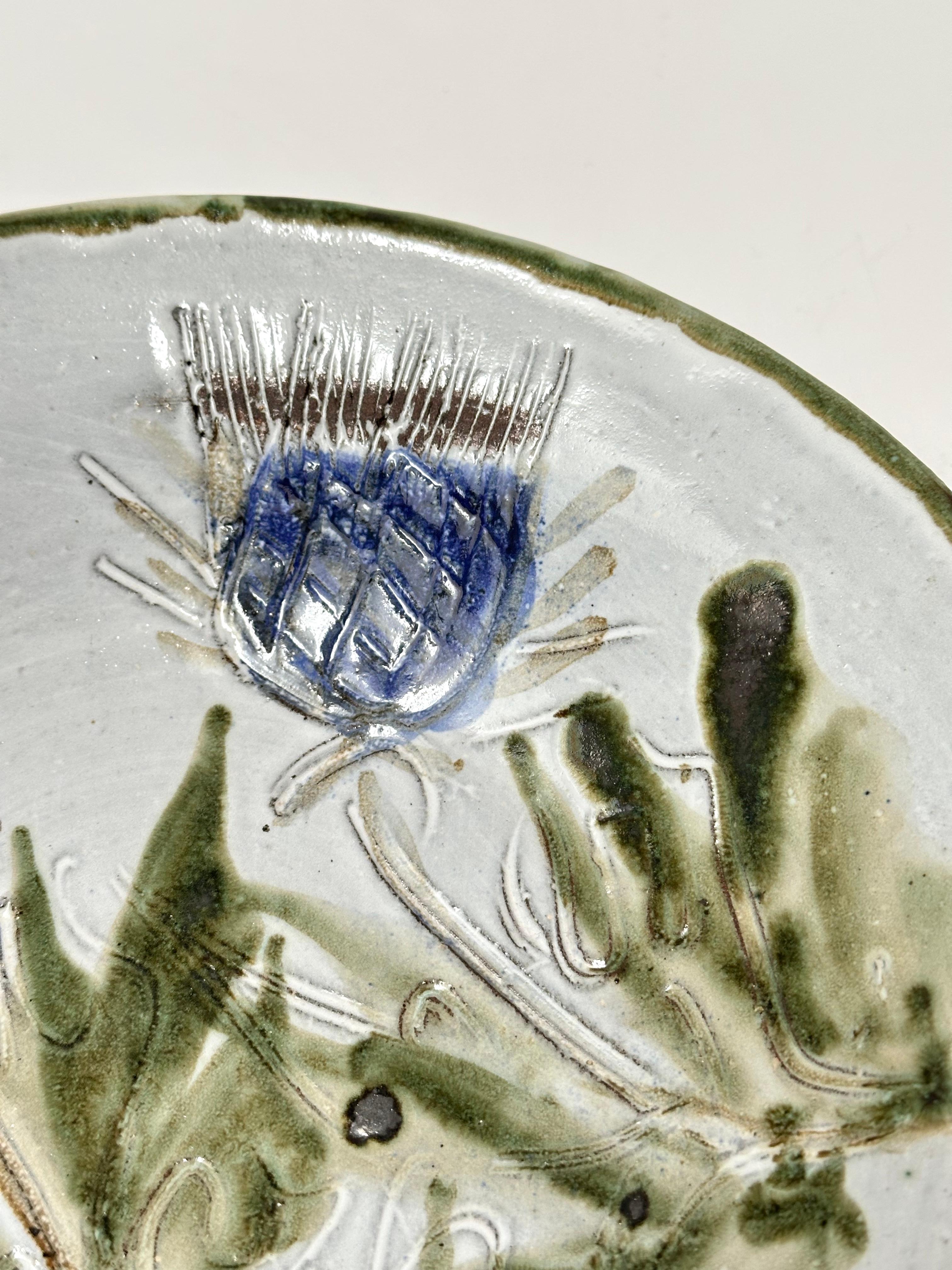 Bol décoratif Albert Thiry, Vallauris, vers 1960 Bon état - En vente à St Ouen, FR
