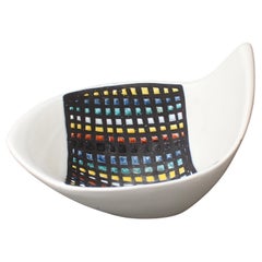 Retro Decorative Ceramic Bowl by Roger Capron '1950s'