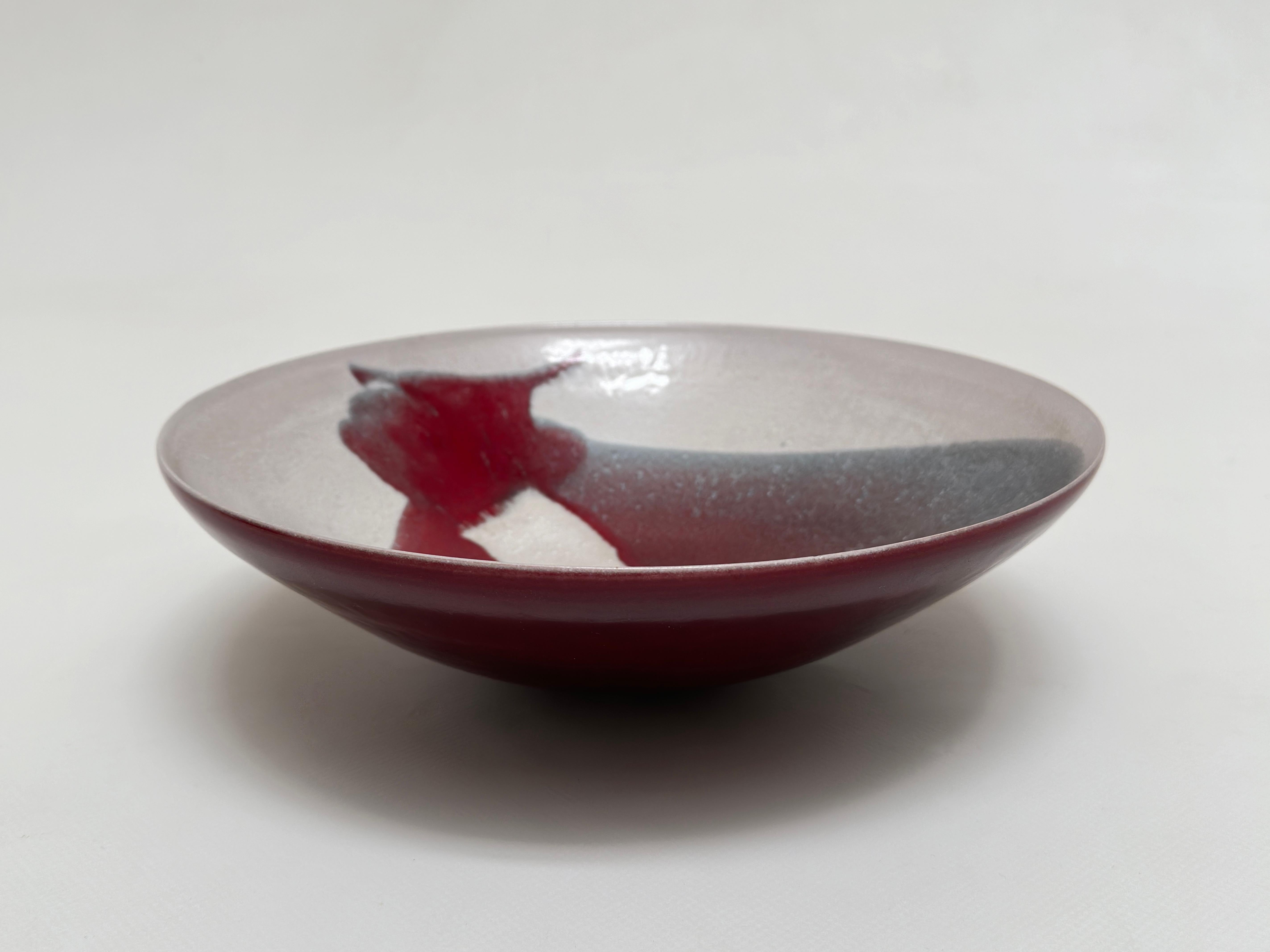 Minimalist Decorative Ceramic Bowl, Carlo Zauli, Italy c. 1960 For Sale