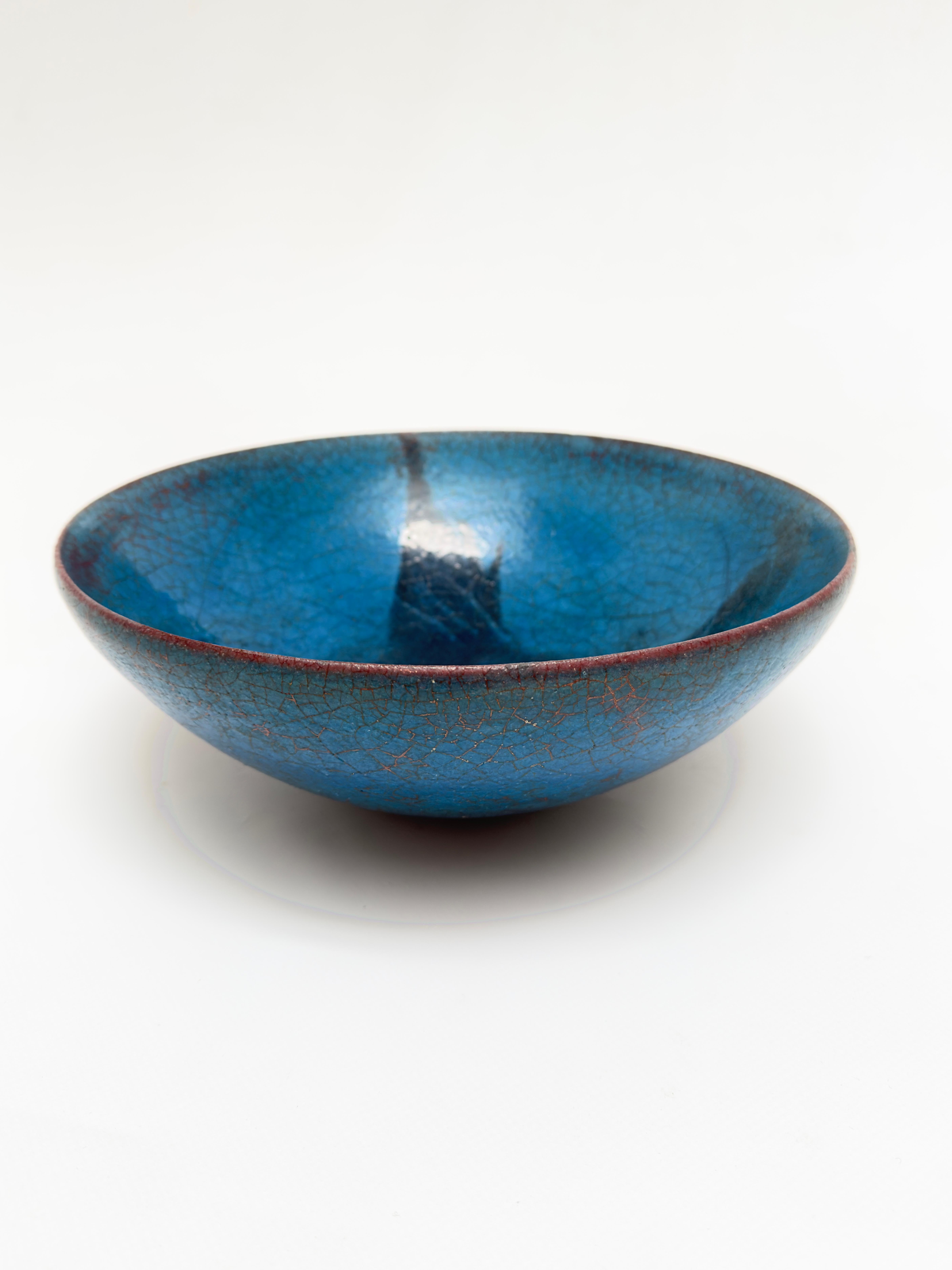 Decorative Ceramic Bowl, Carlo Zauli, Italy c. 1960 In Good Condition For Sale In St Ouen, FR