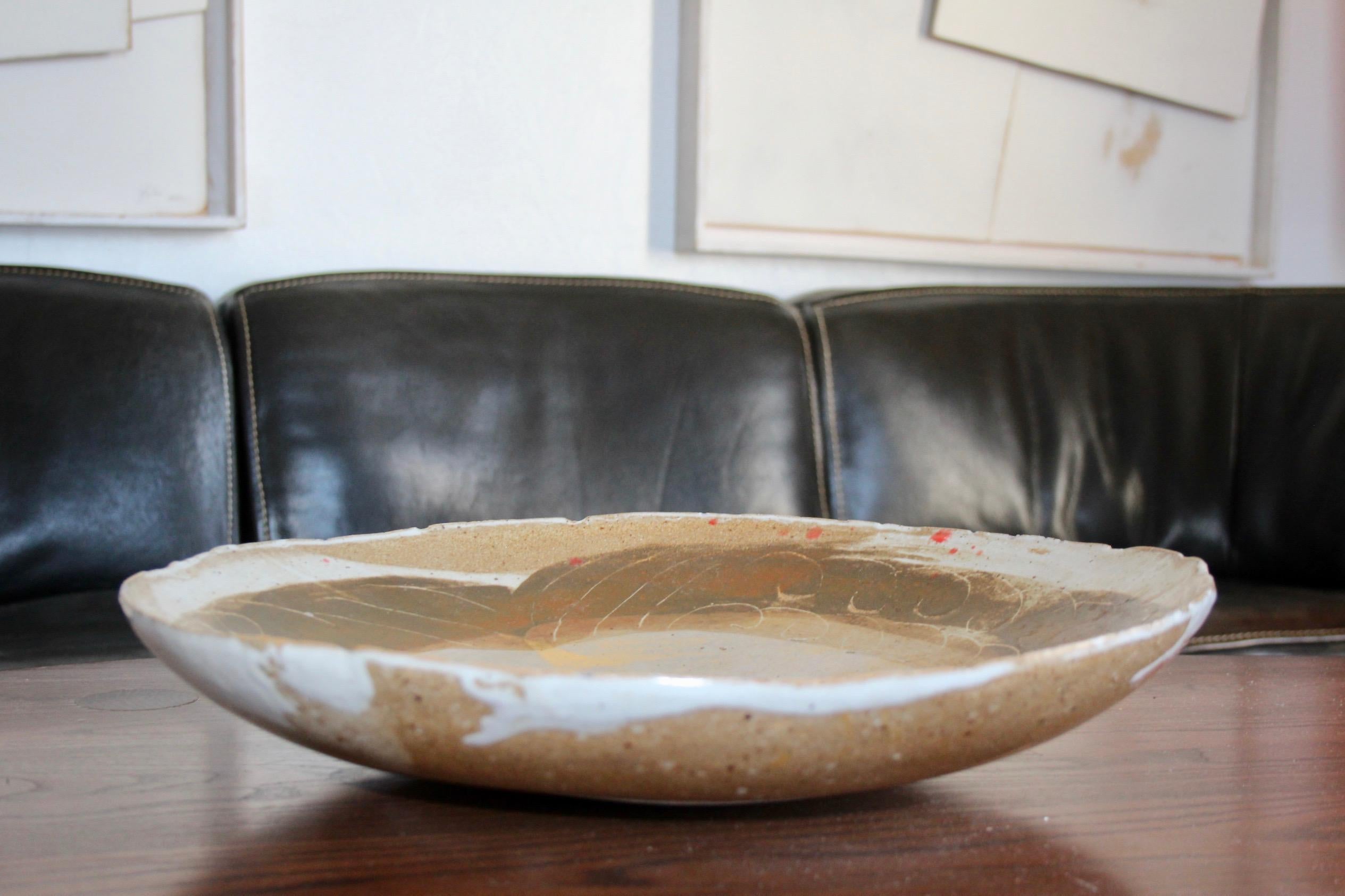 Late 20th Century Decorative ceramic bowl For Sale
