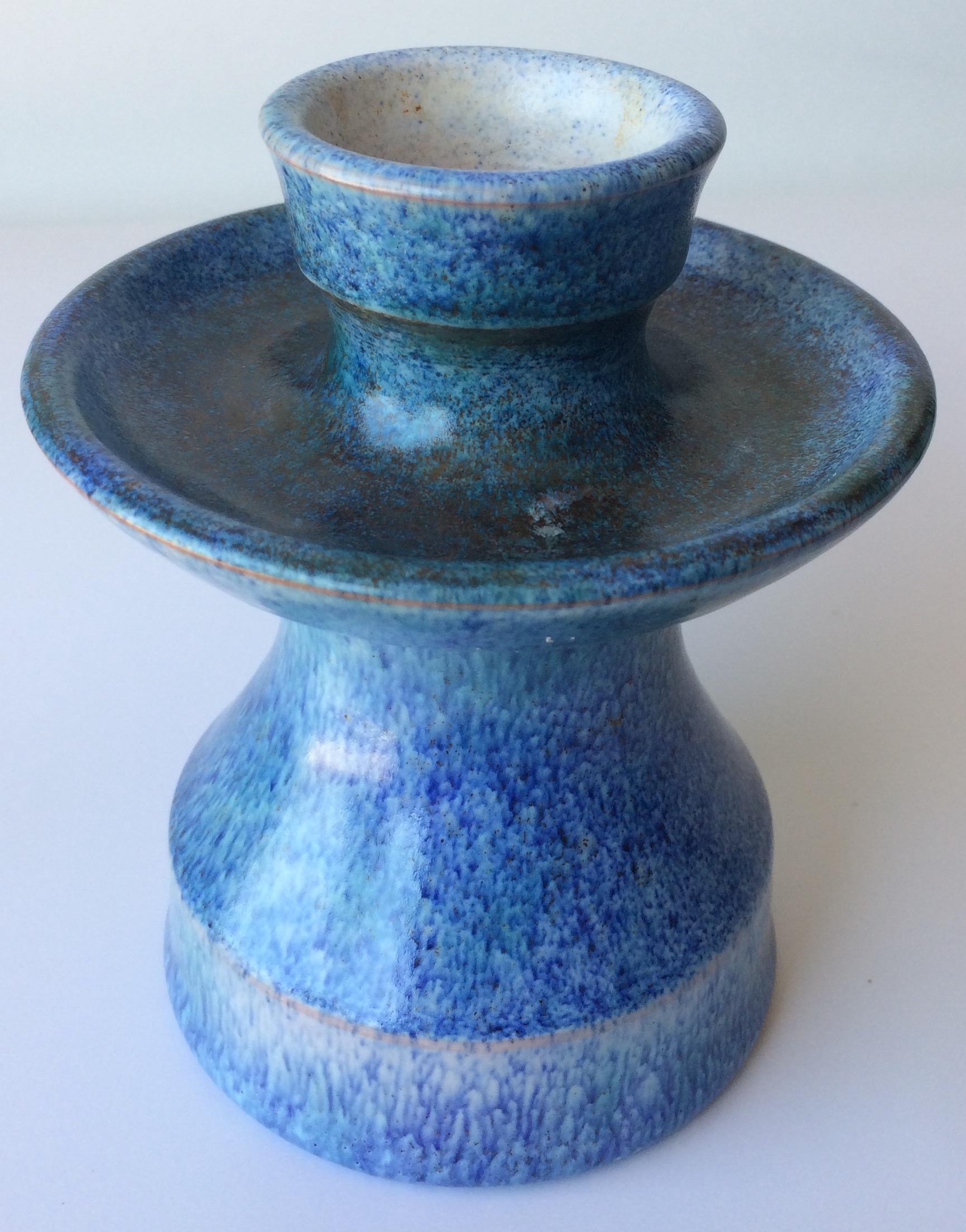 Mid-Century Modern Decorative Ceramic Candleholder by Pscheffer For Sale