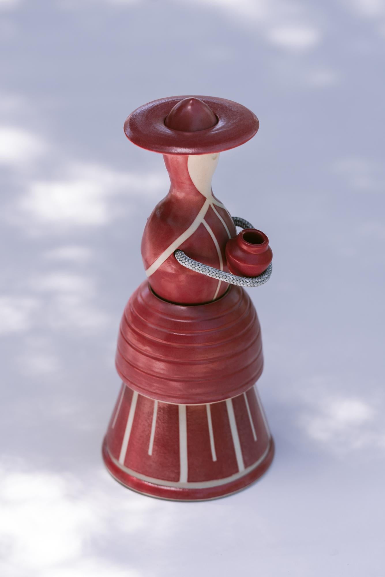 Muñeca de cerámica decorativa inspirada en la cultura ibicenca en venta 1