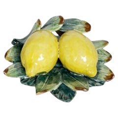 Decorative Ceramic Lemon Sculpture, France, 1960s