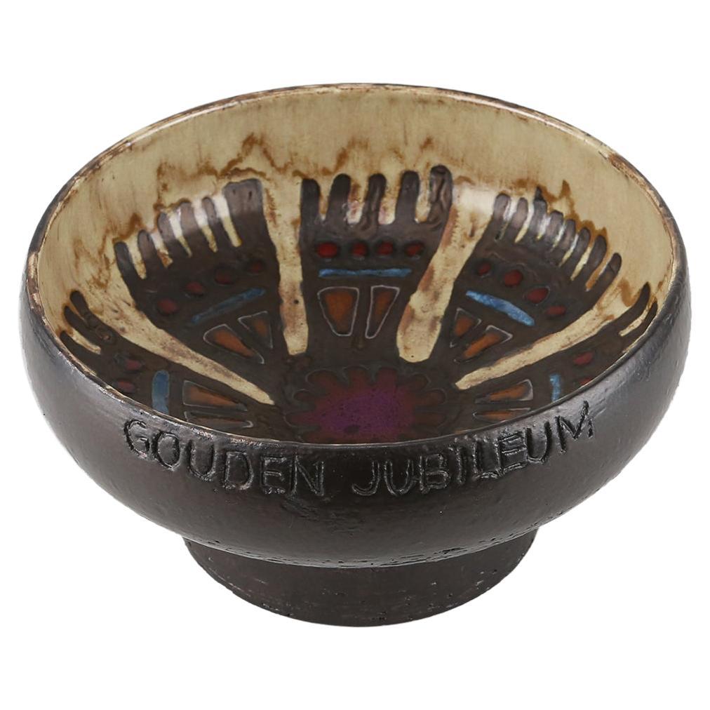 Decorative Ceramic Perignem Bowl 1960's For Sale