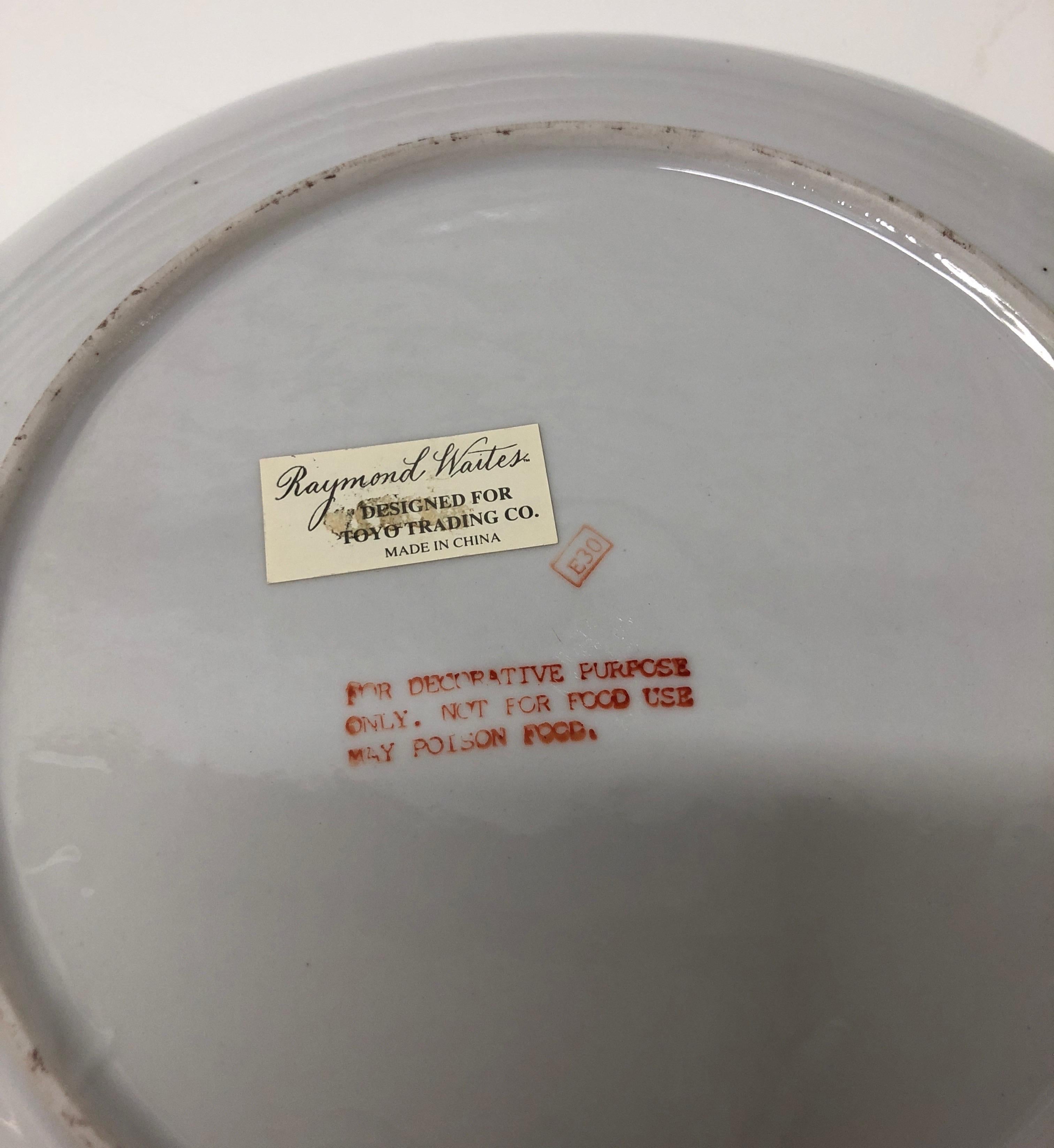 raymond waites decorative plates
