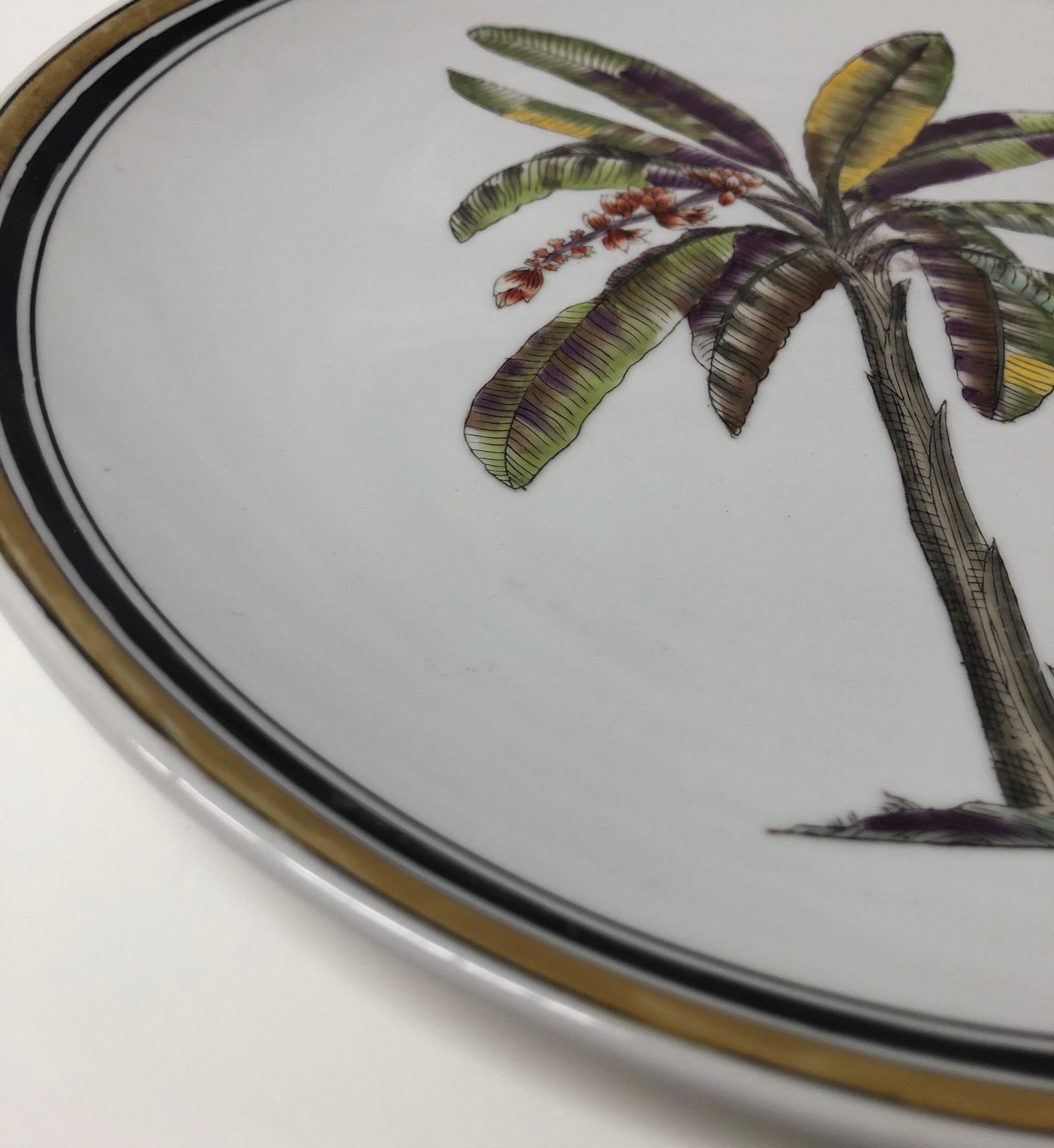 Hollywood Regency Decorative Ceramic Plate by Raymond Waites