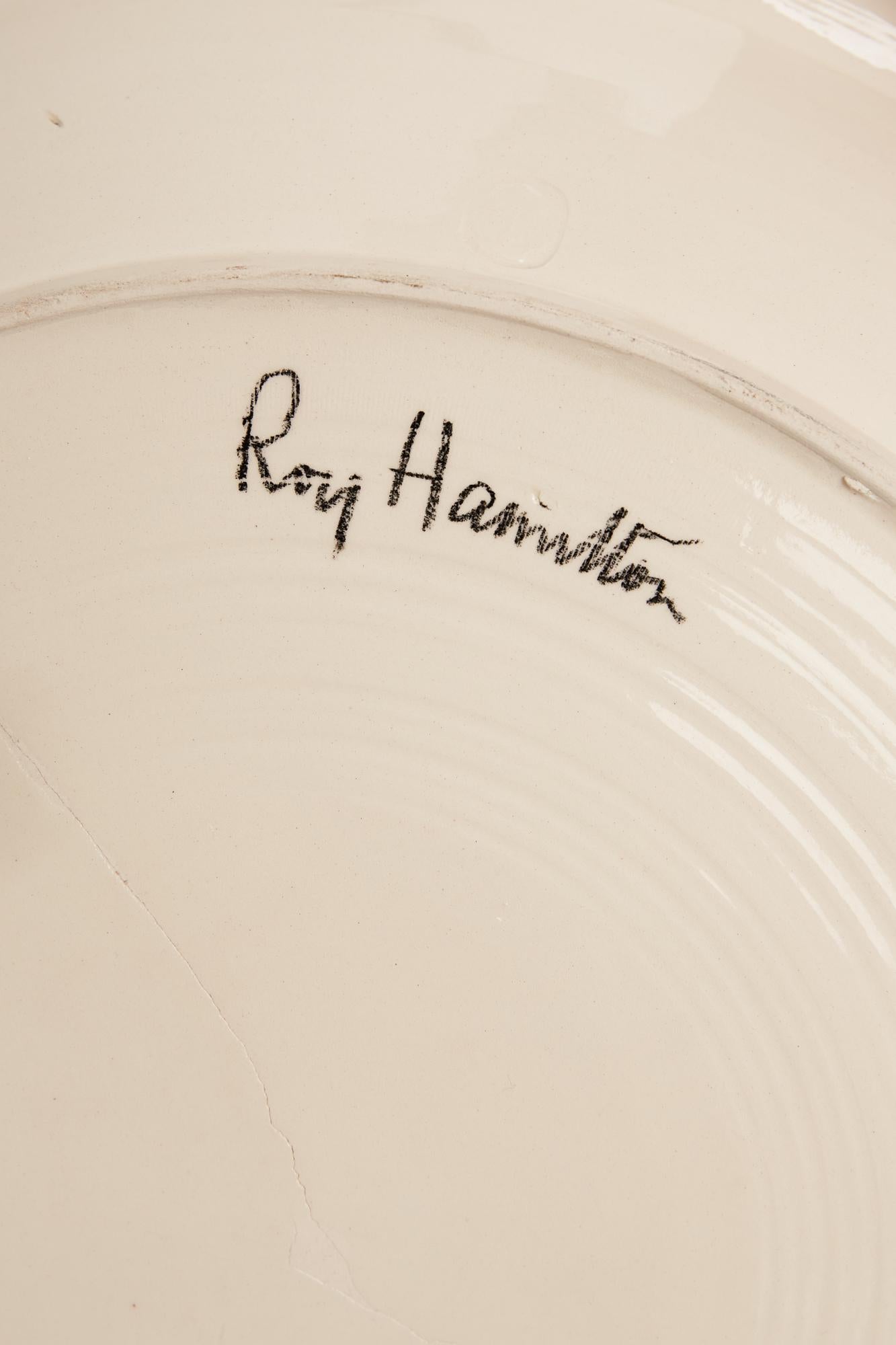 Decorative Ceramic Plate by Roy Hamilton 2