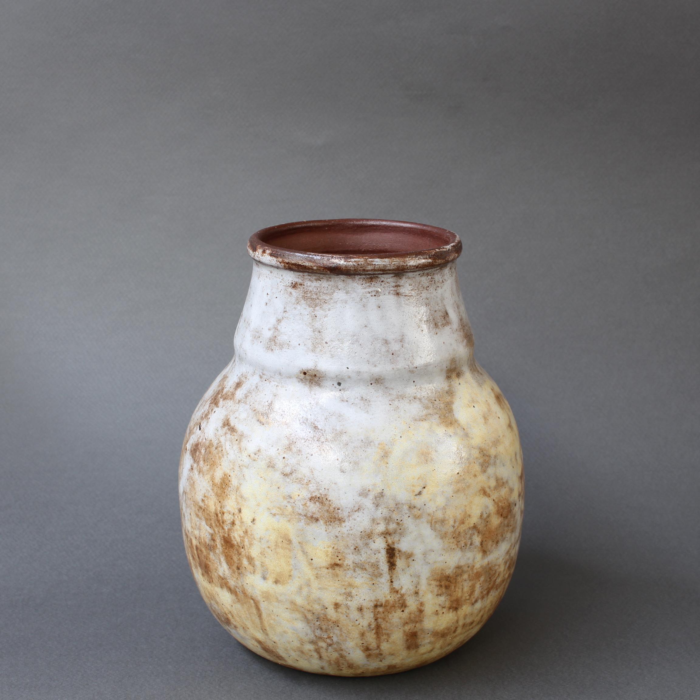 French Decorative Ceramic Vase by Alexandre Kostanda 'circa 1960s'