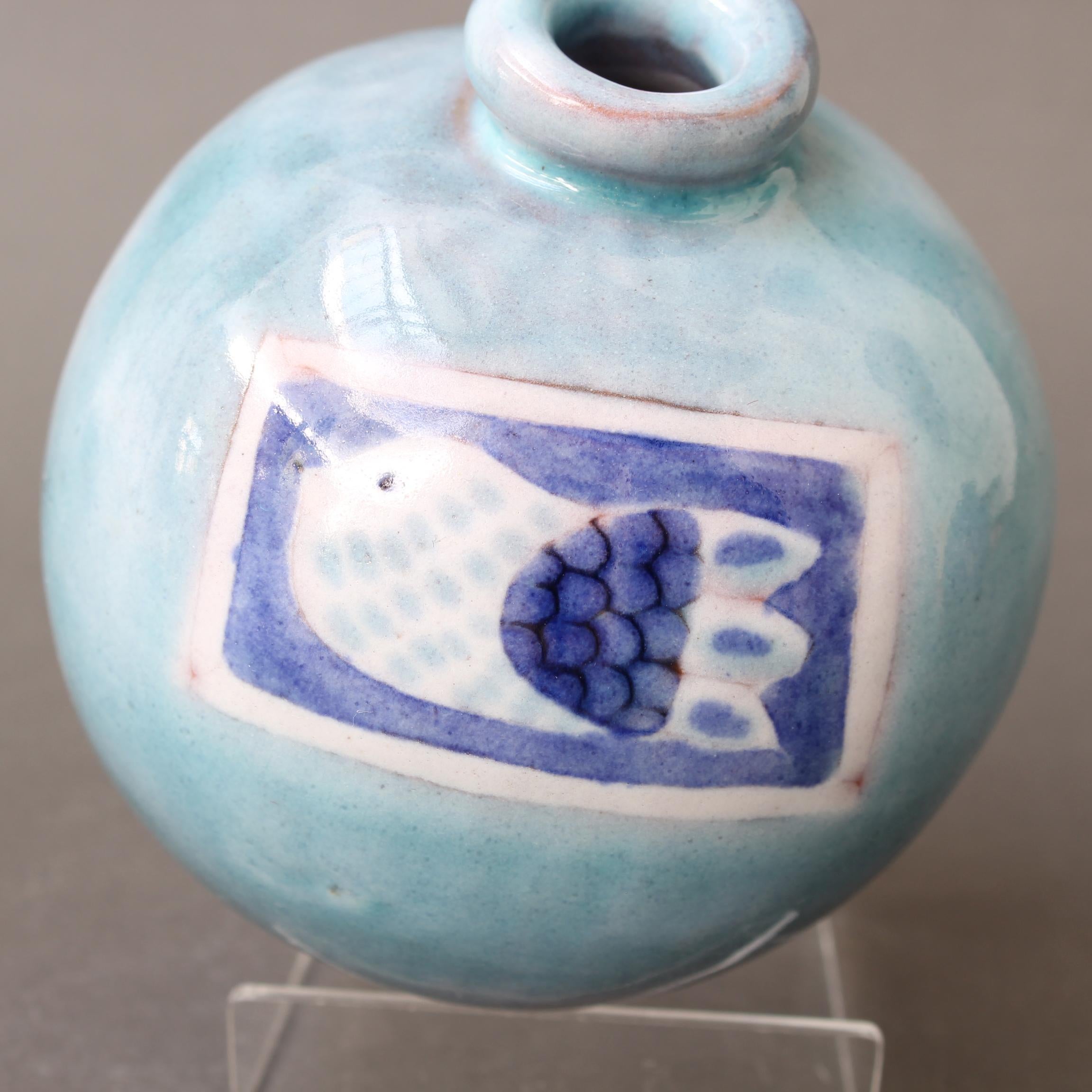 Vase décoratif en céramique de Cloutier Brothers, datant d'environ 1970 en vente 2