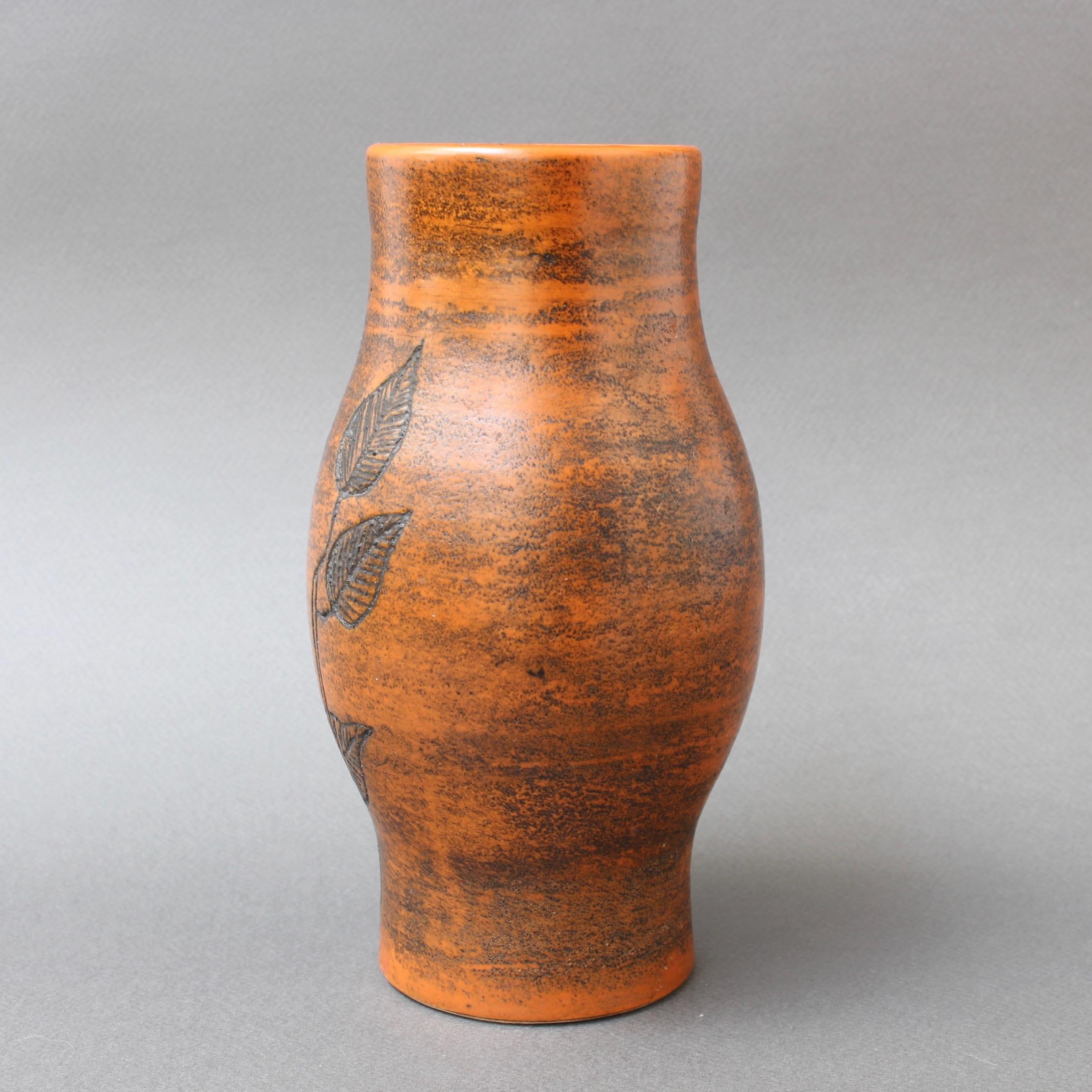 French Decorative Ceramic Vase by Jacques Blin 'circa 1950s', Small