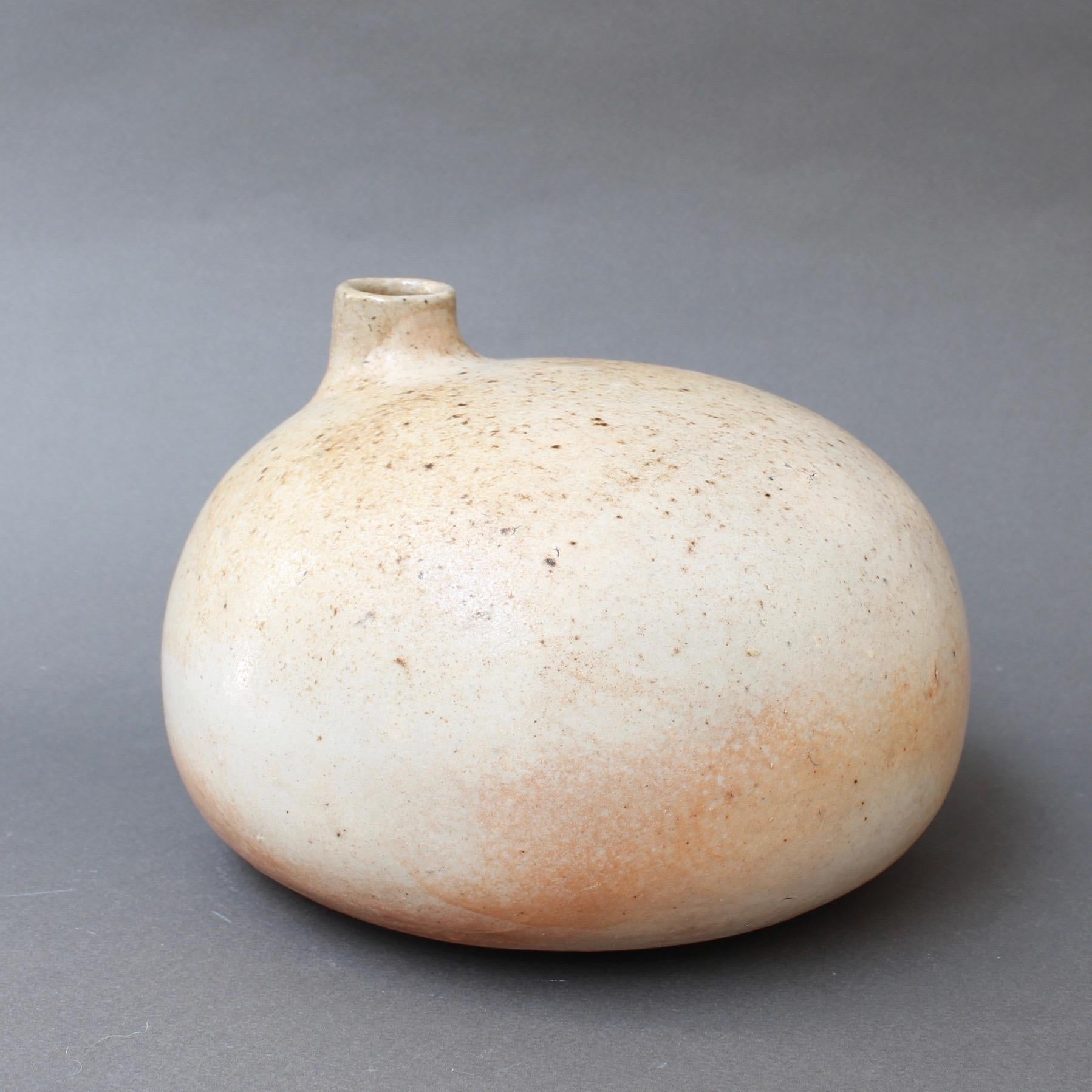 Glazed Decorative Ceramic Vase by Michel Lodereau, circa 1970s