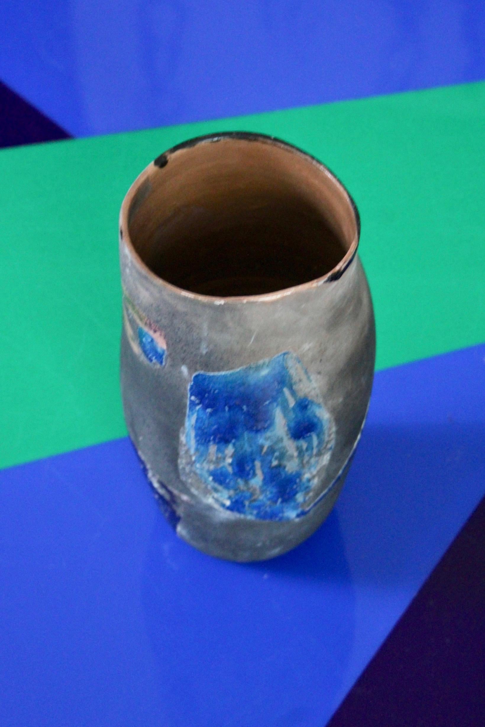 European decorative ceramic vase For Sale