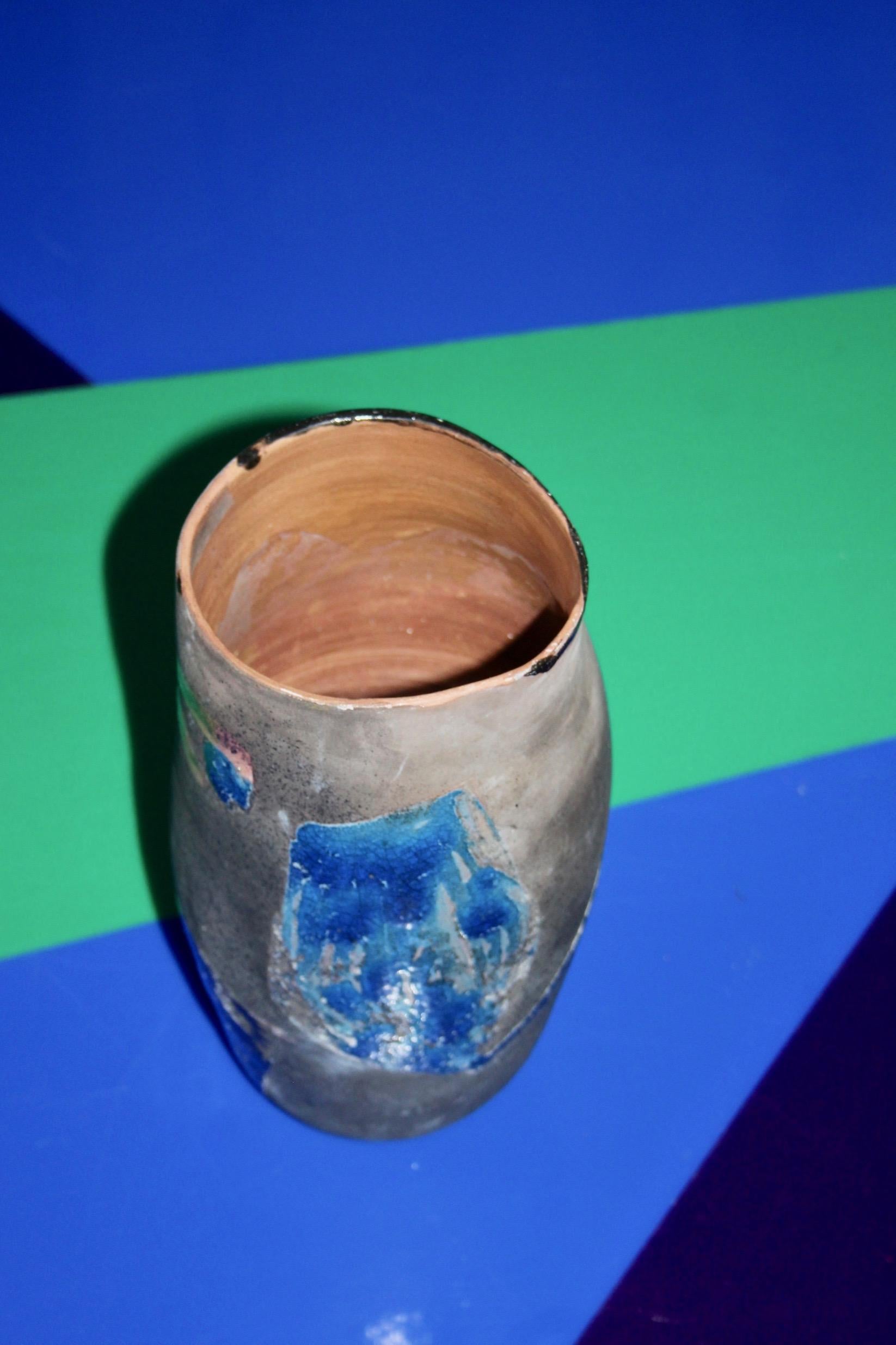 Late 20th Century decorative ceramic vase For Sale