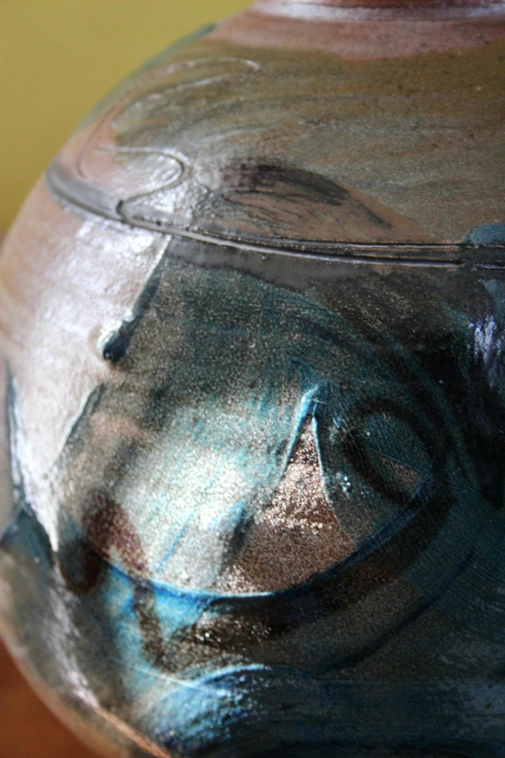 Fine XX secolo Vaso decorativo in ceramica in vendita
