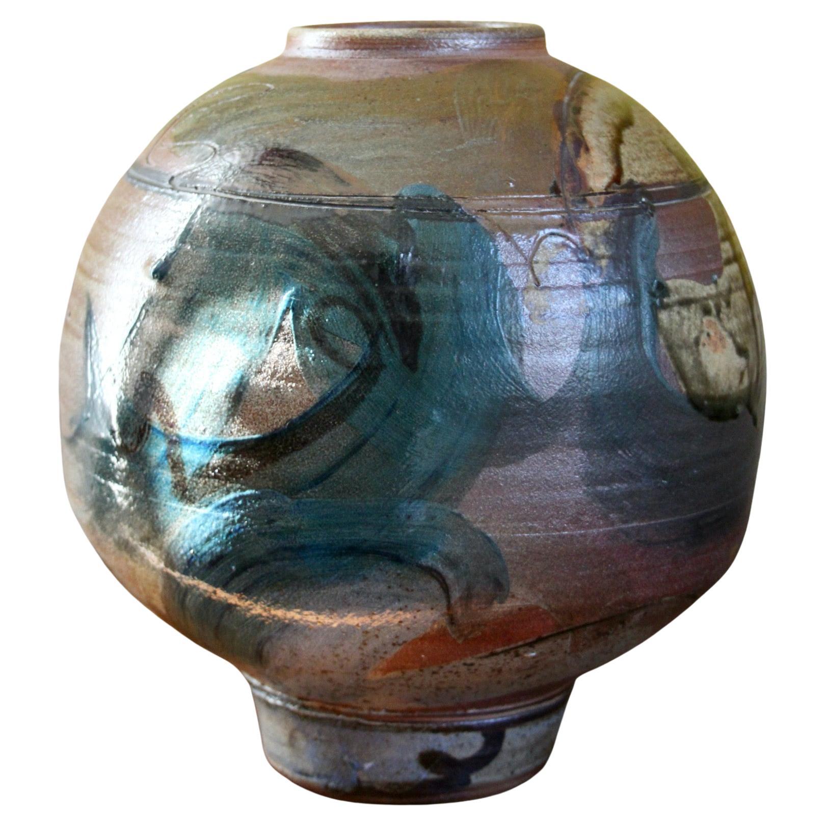Jarrón decorativo de cerámica