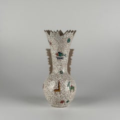 Decorative Ceramic Vase, Gualdo Tadino / Deruta, attributed to G. Molaroni, 1960