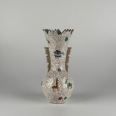 Decorative Ceramic Vase, Gualdo Tadino / Deruta, attributed to G. Molaroni, 1960
