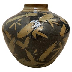 Vase décoratif à motif asiatique