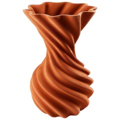 Decorative Ceramic Vase with Clay Glaze Miss Jolie by Joel Escalona