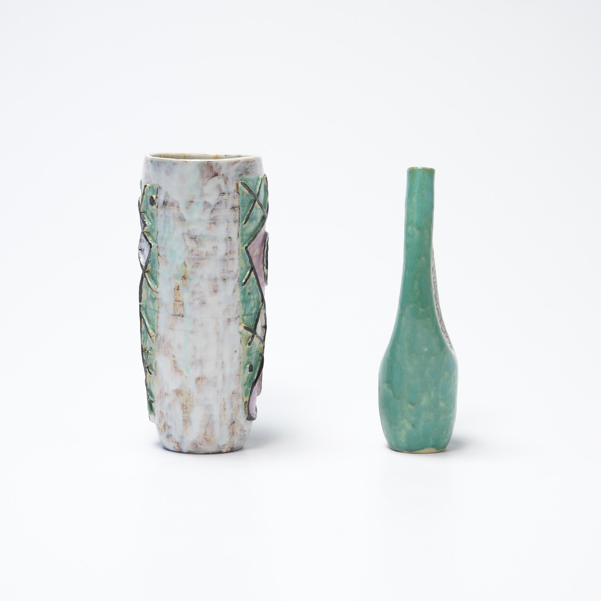 Mid-Century Modern Decorative Ceramic Vases of the 1950s For Sale
