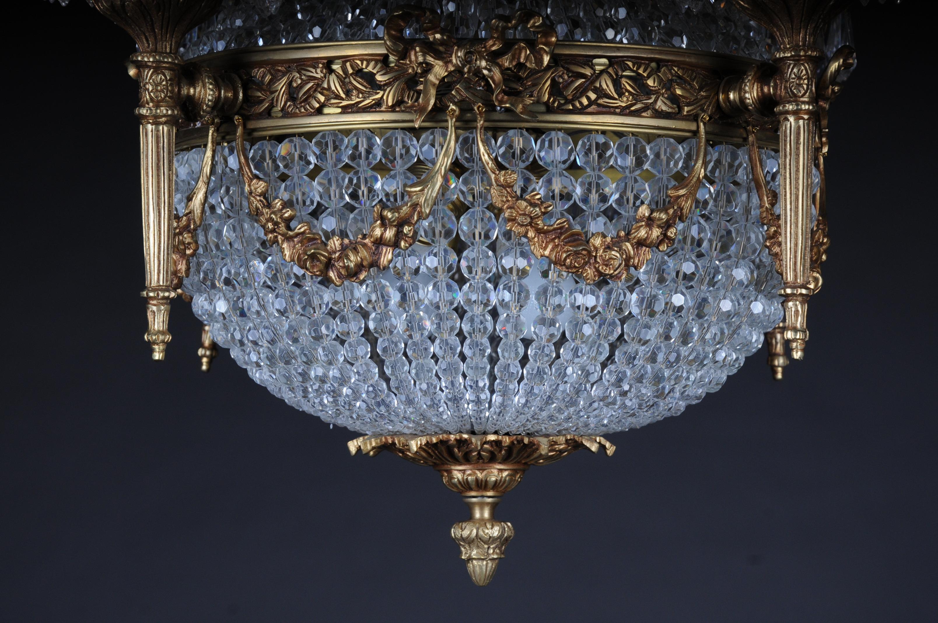 Decorative Chandelier in Louis Seize Style  For Sale 4