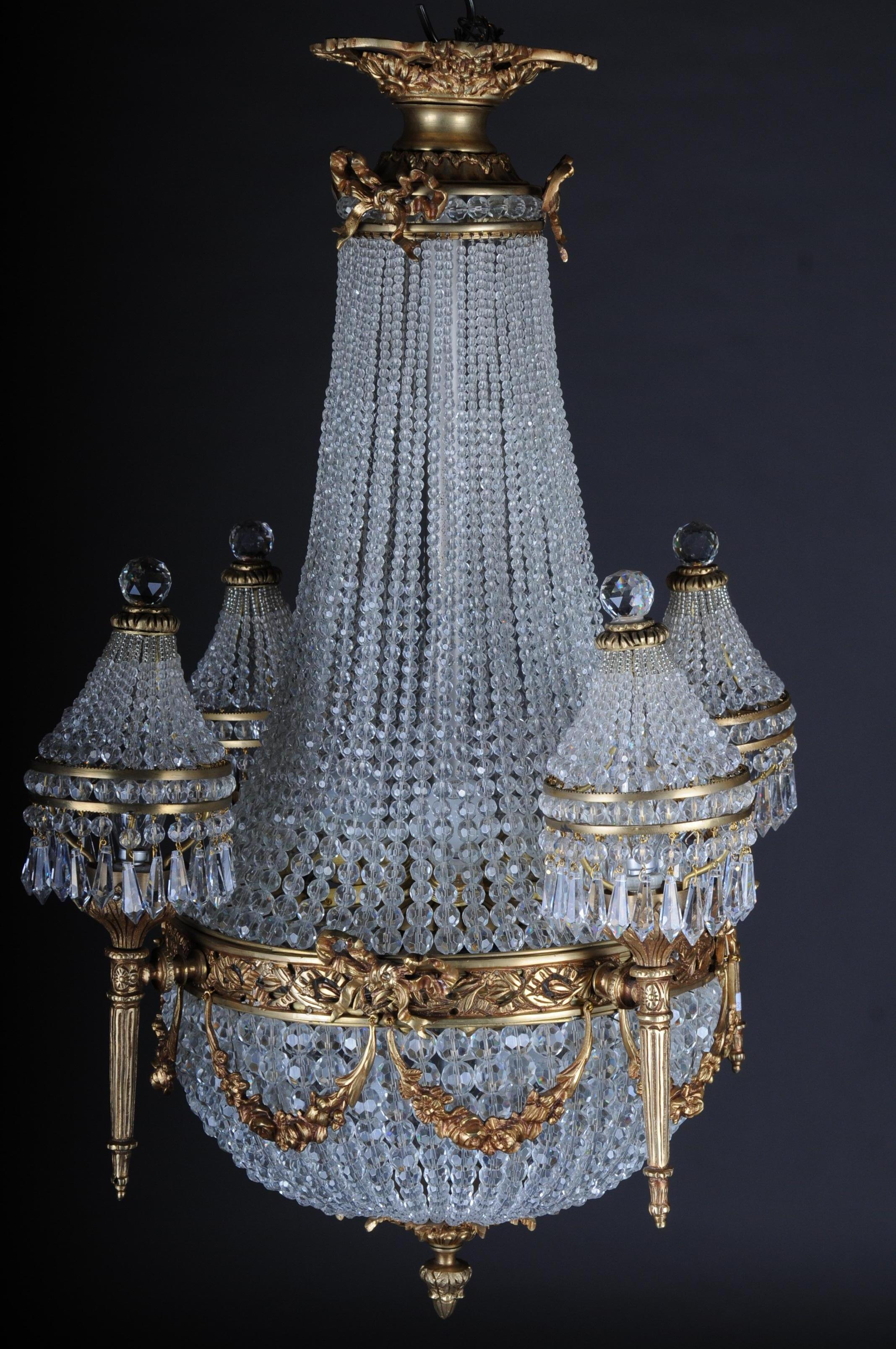 Decorative Chandelier in Louis Seize Style  For Sale 5