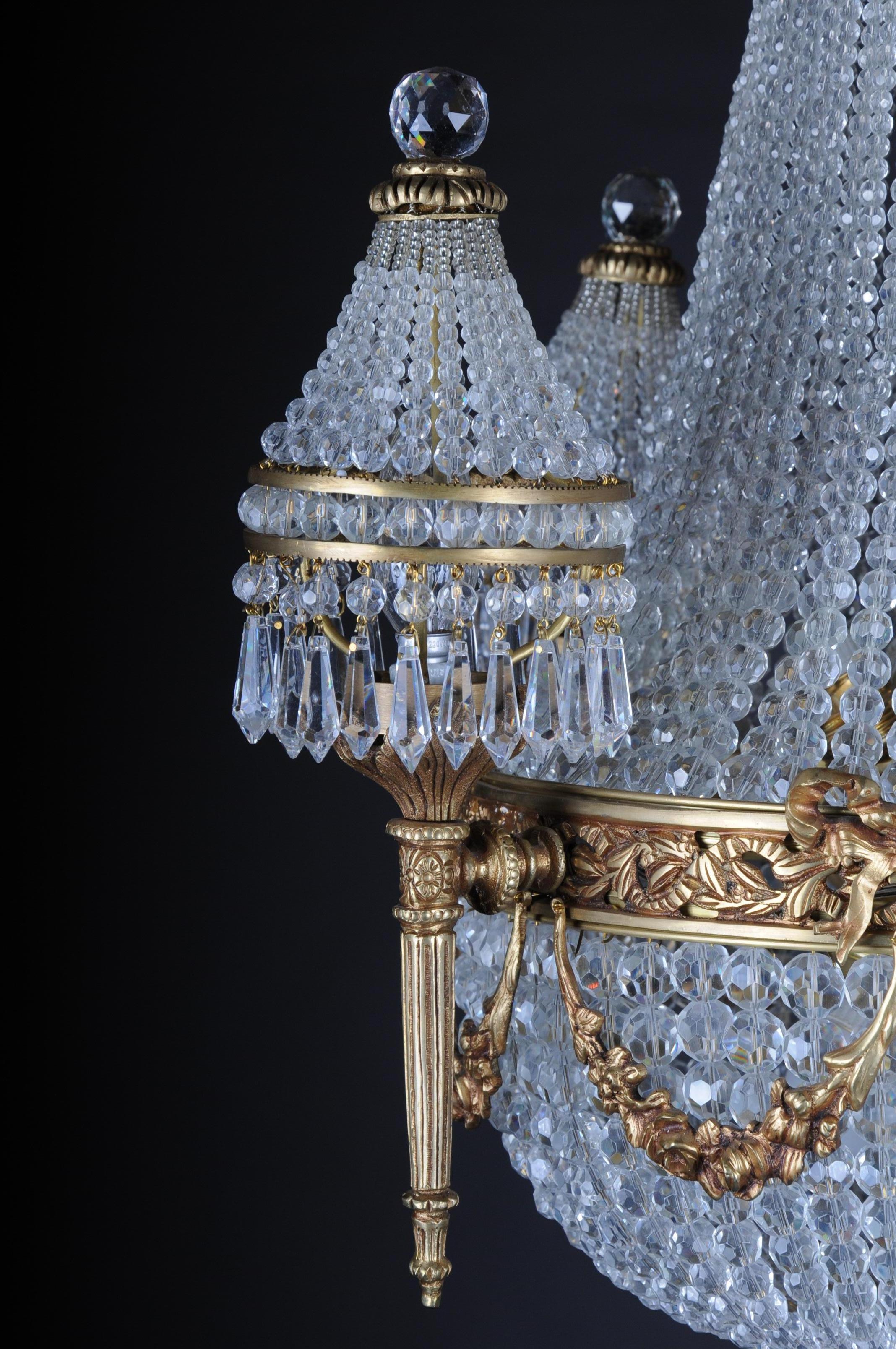 Decorative Chandelier in Louis Seize Style  For Sale 2