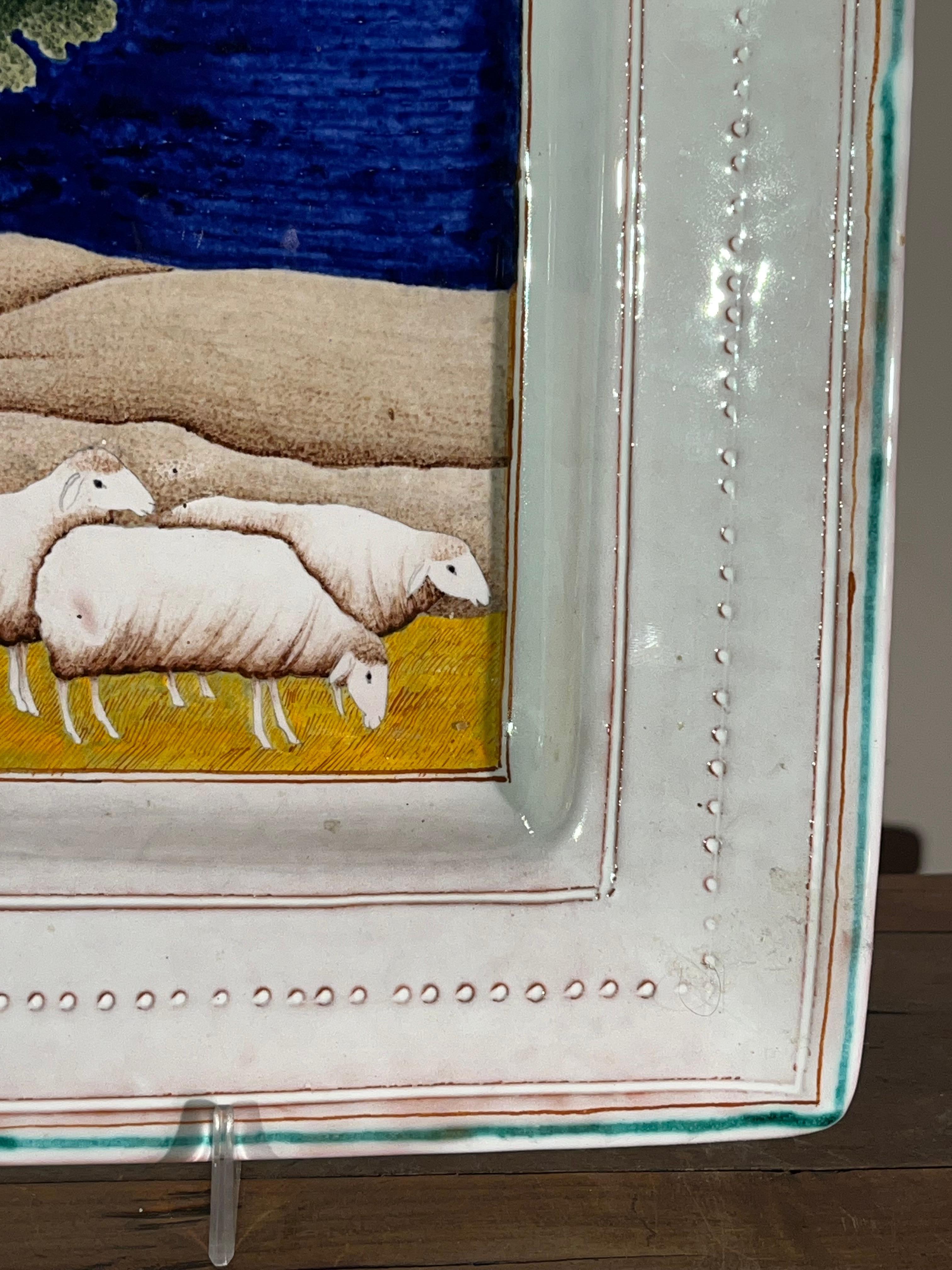 French Decorative Charger By Claude and Slavik Palley