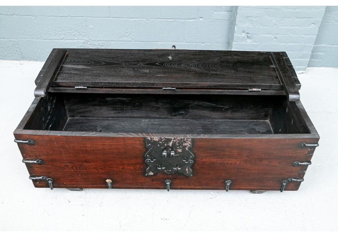 Decorative Chinese Storage Chest As Cocktail Table For Sale 1