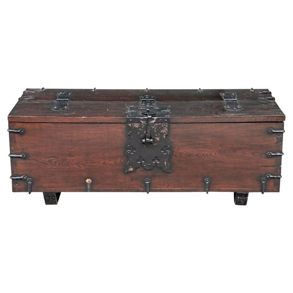 Decorative Chinese Storage Chest As Cocktail Table For Sale