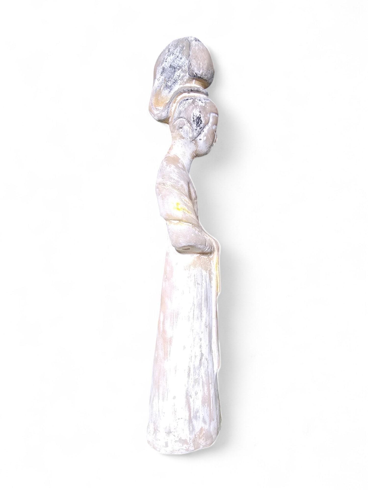 Escultura decorativa china de terracota - Dama de la Corte en venta 3