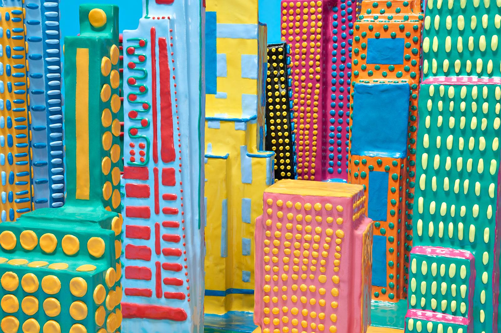 Contemporary Decorative City Towers by Diego Faivre Minute Manufacture Designs For Sale
