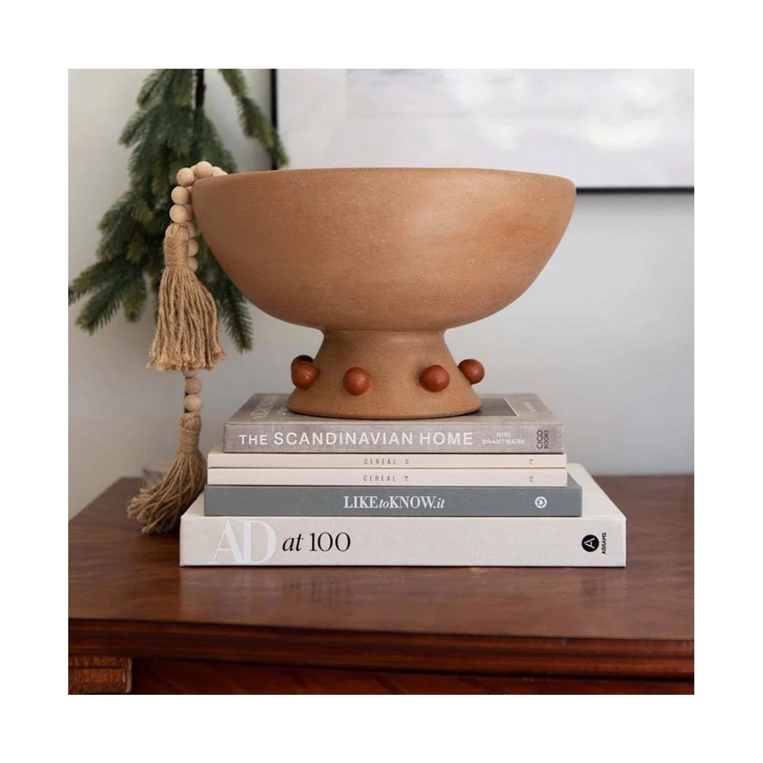 Decorative Clay Bowl/Vase Danzante 01. Smooth Soft Clay Finish. By Raíz Mx For Sale 3