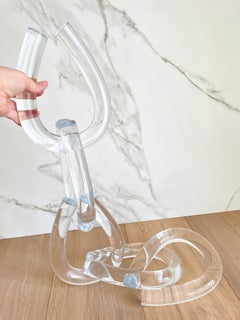 Decorative Clear Acrylic Chain Link by Paola Valle