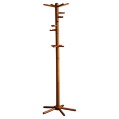 Perchero Decorativo de Pino Macizo, Danés Moderno de Mediano Siglo, Años 70