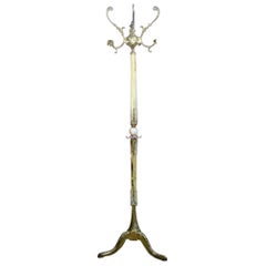 Decorative Coat Stand with Onyx, circa the 1970s-1980s