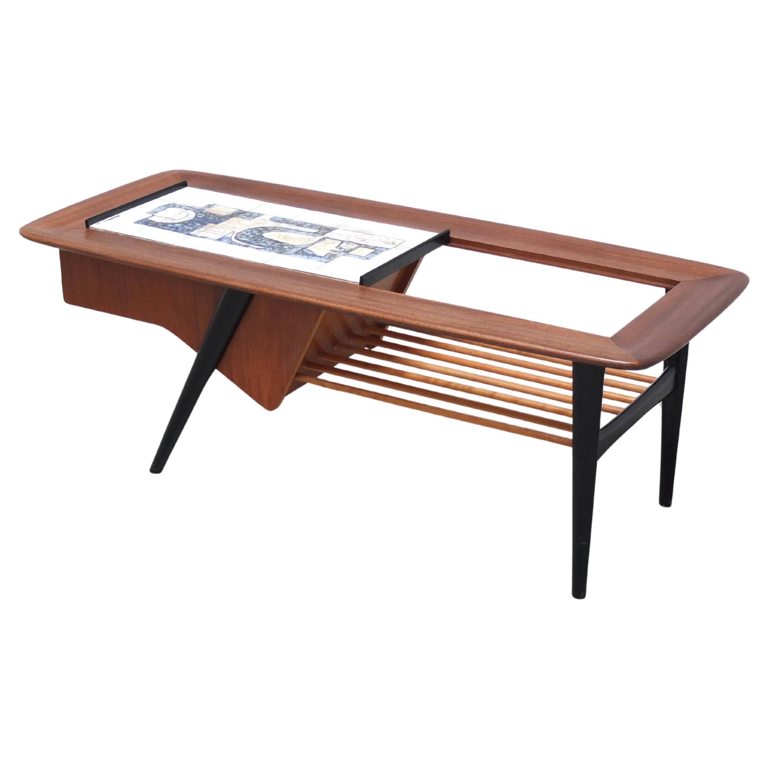 Tavolino decorativo con bar di Alfred Hendrickx per Belform, 1957