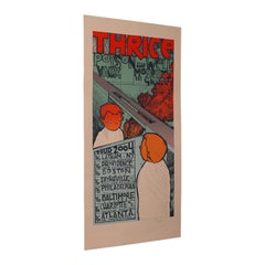 Retro Decorative Concert Tour Poster, American, Screenprint, Art Print, Thrice, 2007
